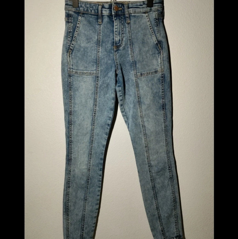 0 High-Rise vintage slim straight jeans